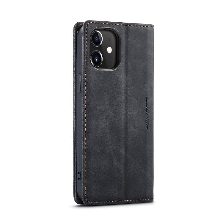 CaseMe-013 Multifunctional Retro Frosted Horizontal Flip Leather Case with Card Slot & Holder & Wallet, Compatible with iPhone 12 / 12 Pro