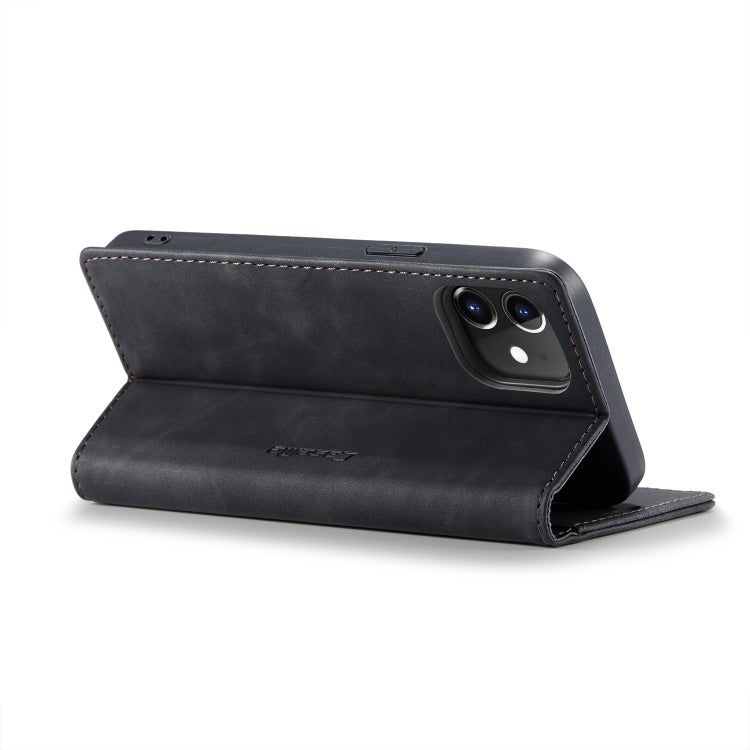 CaseMe-013 Multifunctional Retro Frosted Horizontal Flip Leather Case with Card Slot & Holder & Wallet, Compatible with iPhone 12 / 12 Pro
