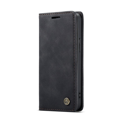 CaseMe-013 Multifunctional Retro Frosted Horizontal Flip Leather Case with Card Slot & Holder & Wallet, Compatible with iPhone 12 mini