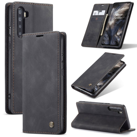 CaseMe-013 Multifunctional Retro Frosted Horizontal Flip Leather Case with Card Slot & Holder & Wallet, Compatible with OnePlus Nord