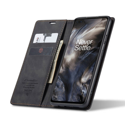 CaseMe-013 Multifunctional Retro Frosted Horizontal Flip Leather Case with Card Slot & Holder & Wallet, Compatible with OnePlus Nord