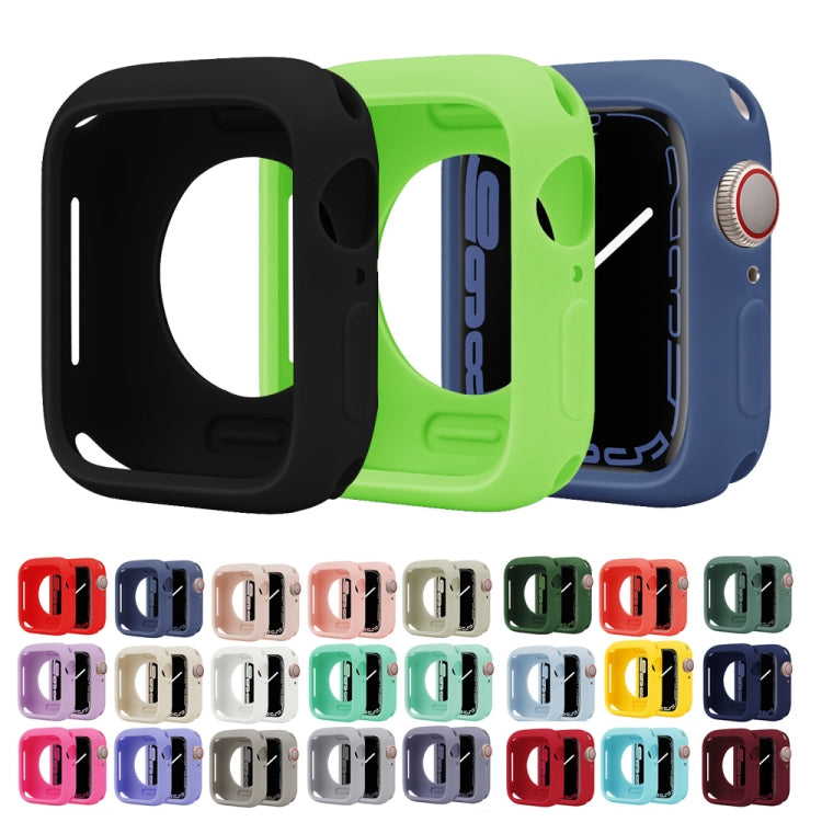 Candy Silicone Half Coverage Watch Case, For Apple Watch Series 45mm