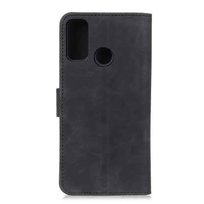 Compatible with OPPO A53 2020 Retro Texture PU + TPU Horizontal Flip Leather Case with Holder & Card Slots & Wallet, Compatible with OPPO A53 2020