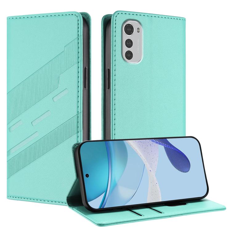 Embossed Multi-functional Wallet Retro Leather Phone Case, Compatible with Motorola Moto E32