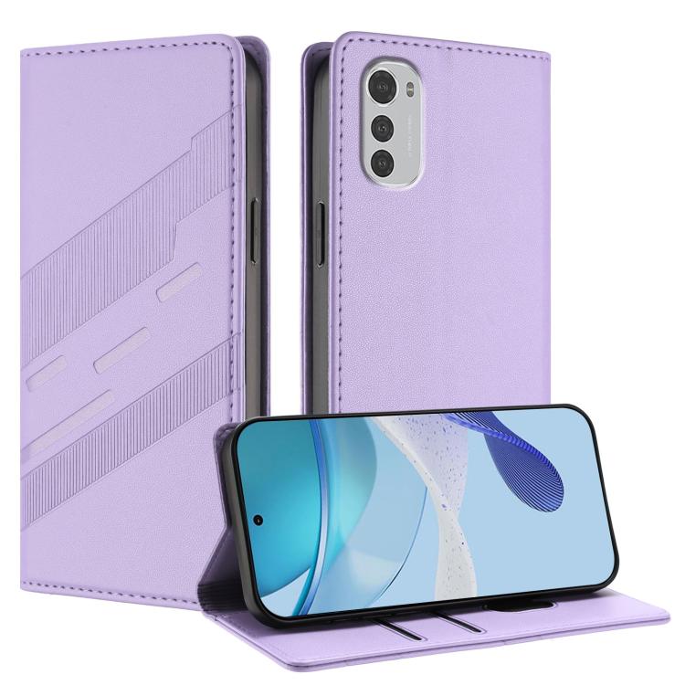 Embossed Multi-functional Wallet Retro Leather Phone Case, Compatible with Motorola Moto E32