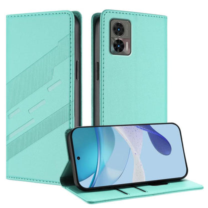 Embossed Multi-functional Wallet Retro Leather Phone Case, Compatible with Motorola Edge 30 Neo