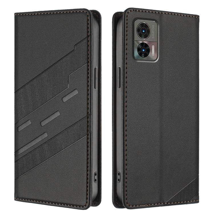 Embossed Multi-functional Wallet Retro Leather Phone Case, Compatible with Motorola Edge 30 Neo