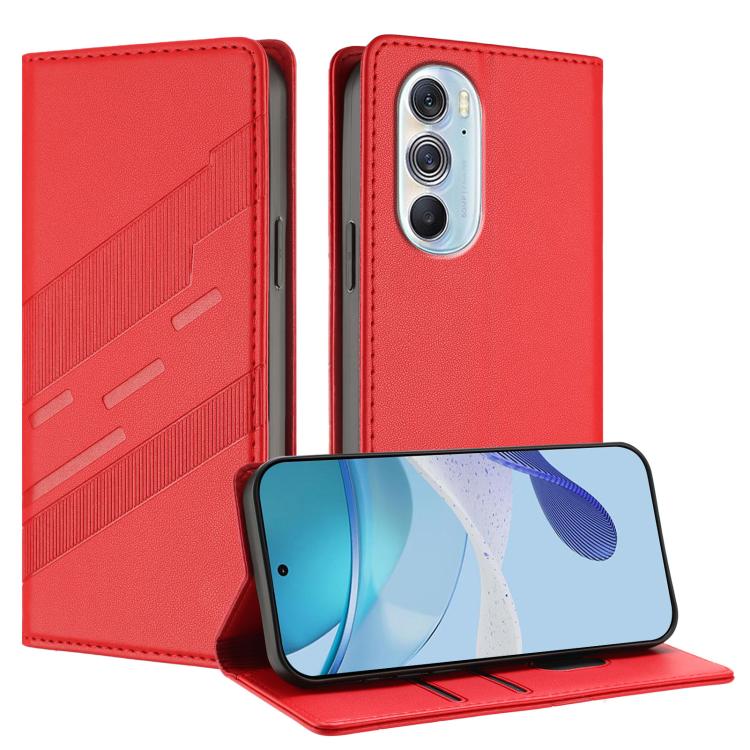 Embossed Multi-functional Wallet Retro Leather Phone Case, Compatible with Motorola Edge 30 Pro