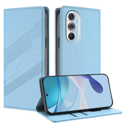 Embossed Multi-functional Wallet Retro Leather Phone Case, Compatible with Motorola Edge 30 Pro