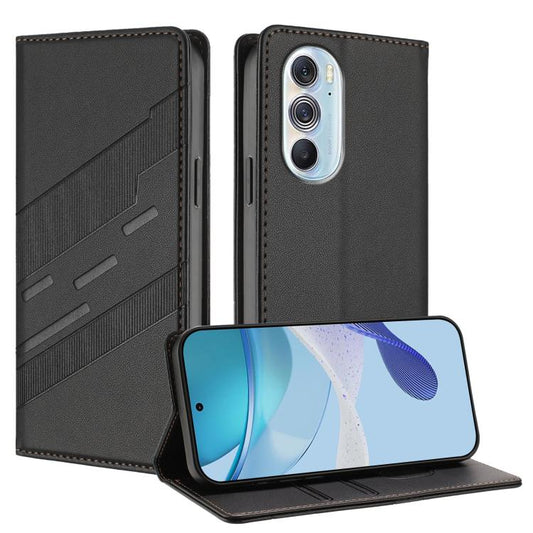 Embossed Multi-functional Wallet Retro Leather Phone Case, Compatible with Motorola Edge 30 Pro