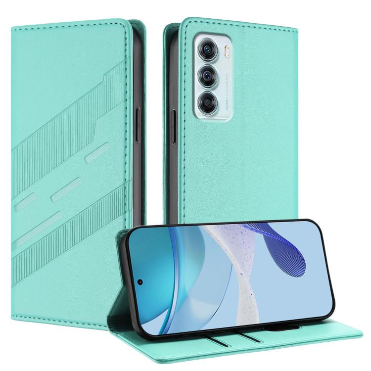 Embossed Multi-functional Wallet Retro Leather Phone Case, Compatible with Motorola Edge S30
