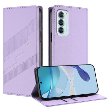 Embossed Multi-functional Wallet Retro Leather Phone Case, Compatible with Motorola Edge S30