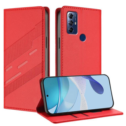 Embossed Multi-functional Wallet Retro Leather Phone Case, Compatible with Motorola Moto G Play 2022