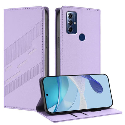 Embossed Multi-functional Wallet Retro Leather Phone Case, Compatible with Motorola Moto G Play 2022