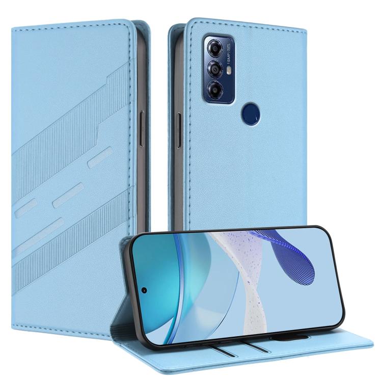 Embossed Multi-functional Wallet Retro Leather Phone Case, Compatible with Motorola Moto G Play 2022
