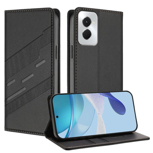 Embossed Multi-functional Wallet Retro Leather Phone Case, Compatible with Motorola Moto G Power 5G 2024