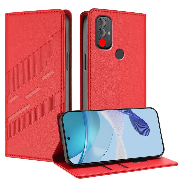 Embossed Multi-functional Wallet Retro Leather Phone Case, Compatible with Motorola Moto G Power 2022