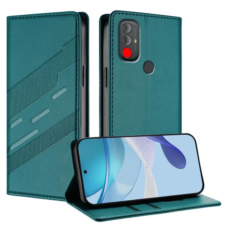 Embossed Multi-functional Wallet Retro Leather Phone Case, Compatible with Motorola Moto G Power 2022