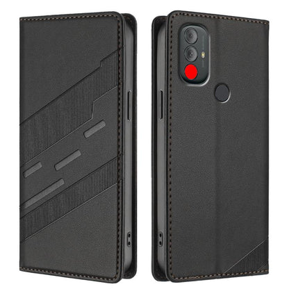 Embossed Multi-functional Wallet Retro Leather Phone Case, Compatible with Motorola Moto G Power 2022