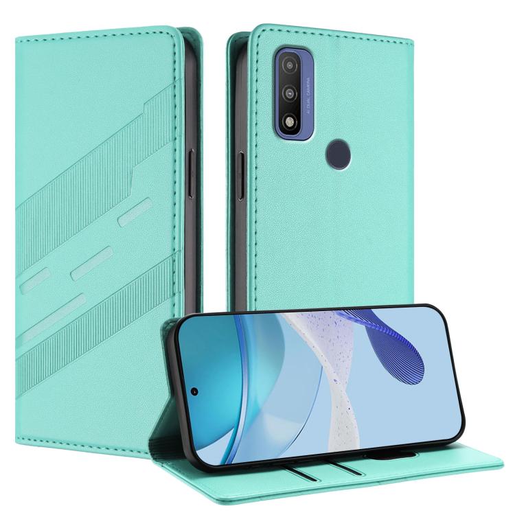Embossed Multi-functional Wallet Retro Leather Phone Case, Compatible with Motorola Moto G Pure
