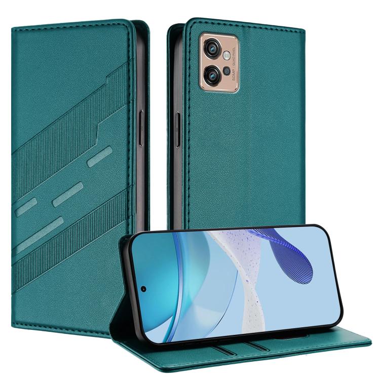 Embossed Multi-functional Wallet Retro Leather Phone Case, Compatible with Motorola Moto G32