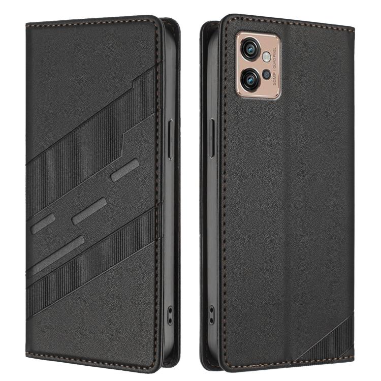 Embossed Multi-functional Wallet Retro Leather Phone Case, Compatible with Motorola Moto G32