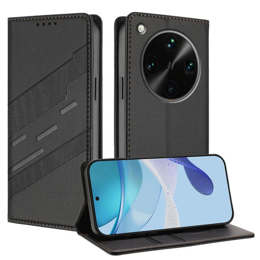 Embossed Multi-functional Wallet Retro Leather Phone Case