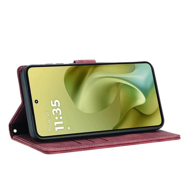 Mandala Embossed Retro Frosted Leather Phone Case, Compatible with Motorola Moto G86 5G