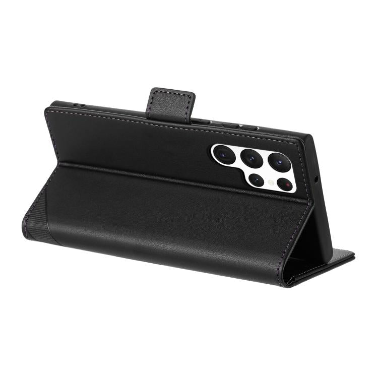 Embossed Multi-functional Side Suction Wallet Retro Leather Phone Case