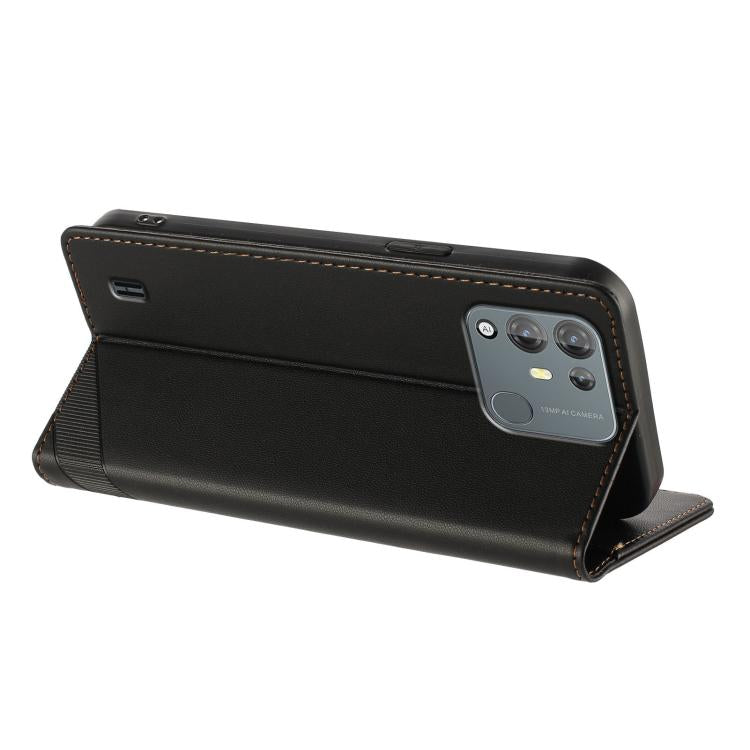 Embossed Multi-functional Wallet Retro Leather Phone Case, Compatible with Blackview A55 Pro