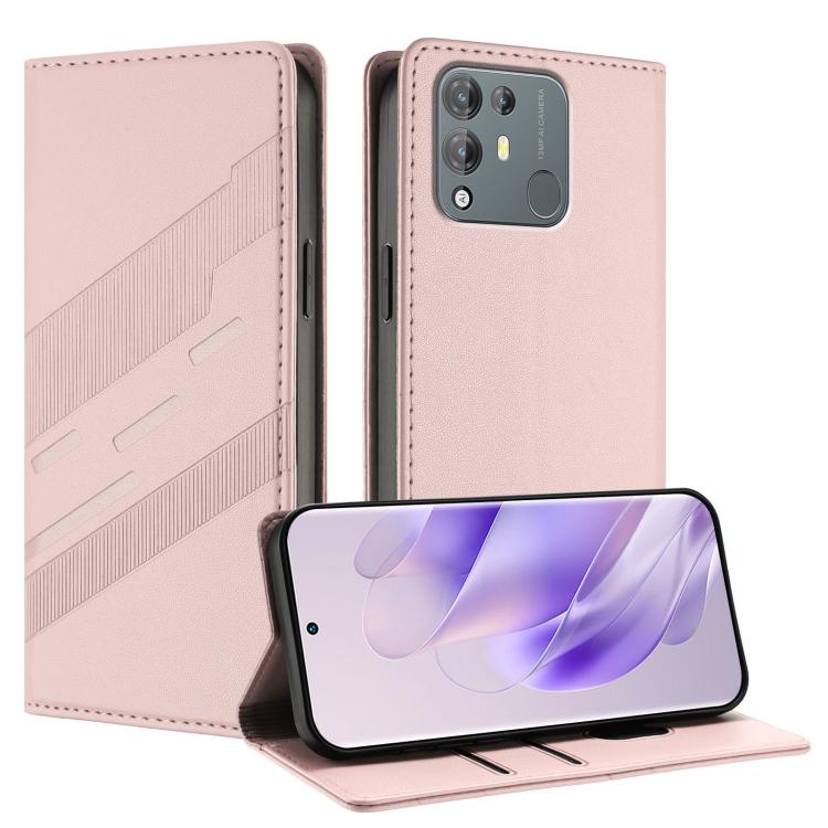 Embossed Multi-functional Wallet Retro Leather Phone Case, Compatible with Blackview A55 Pro