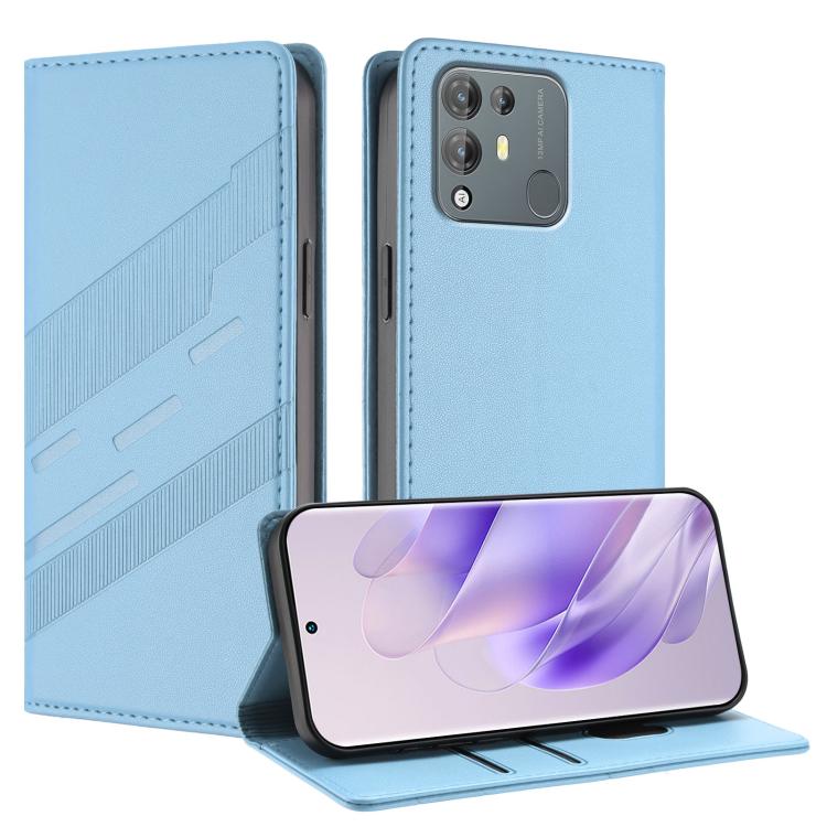 Embossed Multi-functional Wallet Retro Leather Phone Case, Compatible with Blackview A55 Pro