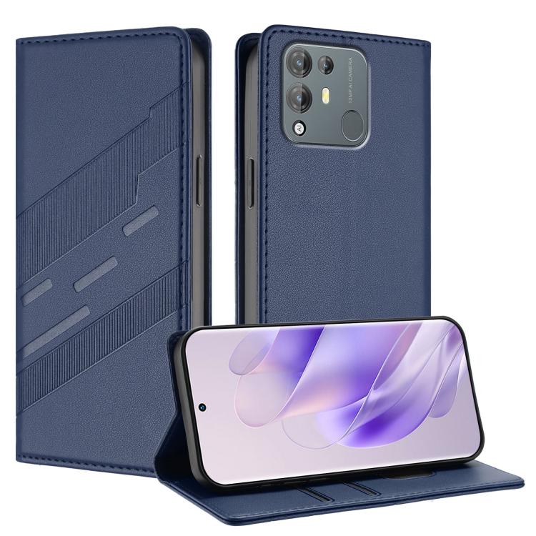 Embossed Multi-functional Wallet Retro Leather Phone Case, Compatible with Blackview A55 Pro