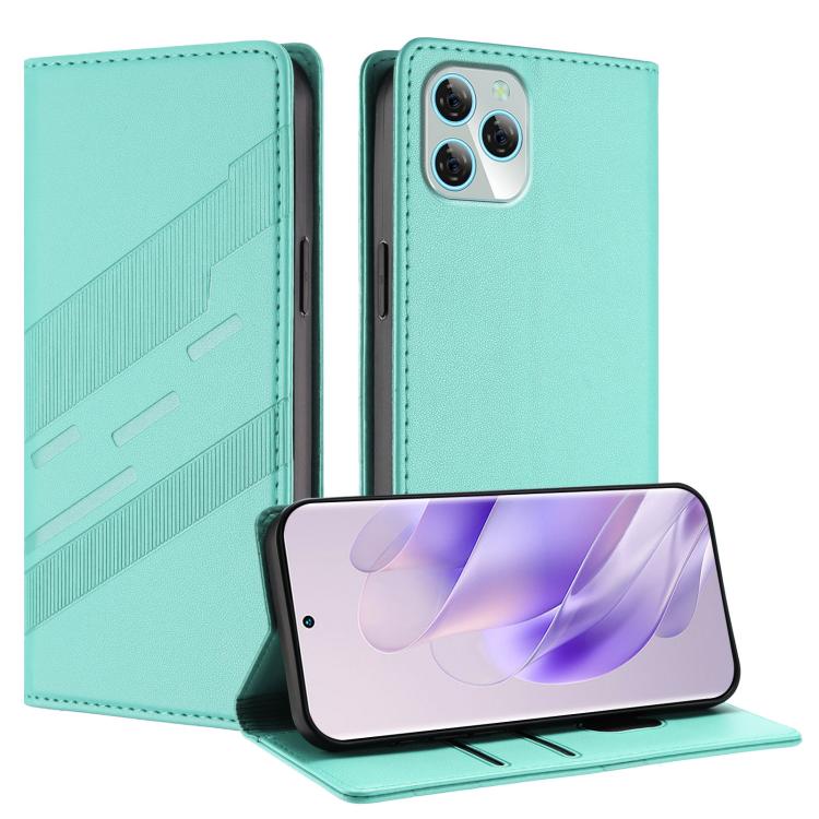 Embossed Multi-functional Wallet Retro Leather Phone Case, Compatible with Blackview A95