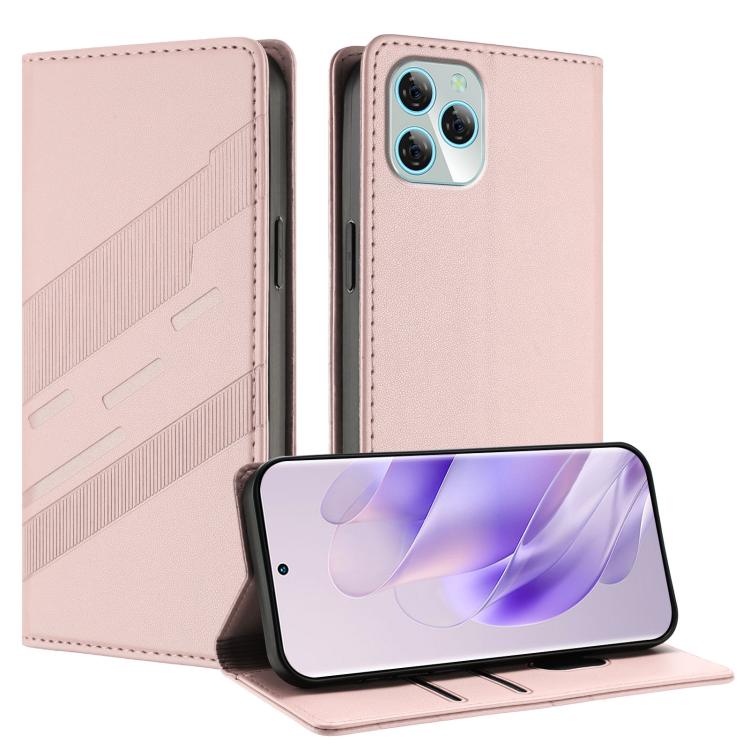 Embossed Multi-functional Wallet Retro Leather Phone Case, Compatible with Blackview A95