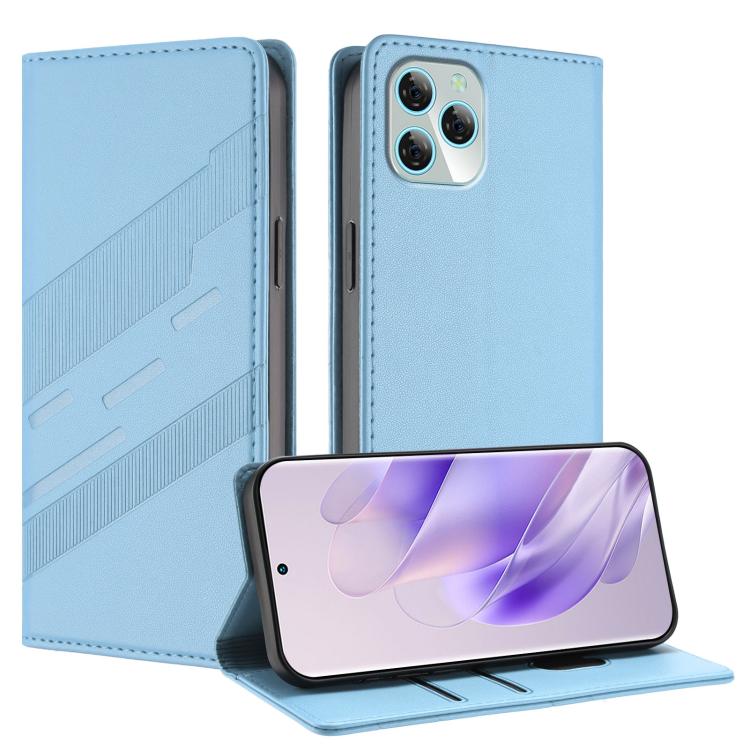 Embossed Multi-functional Wallet Retro Leather Phone Case, Compatible with Blackview A95