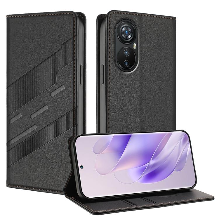 Embossed Multi-functional Wallet Retro Leather Phone Case, Compatible with Blackview A200 Pro