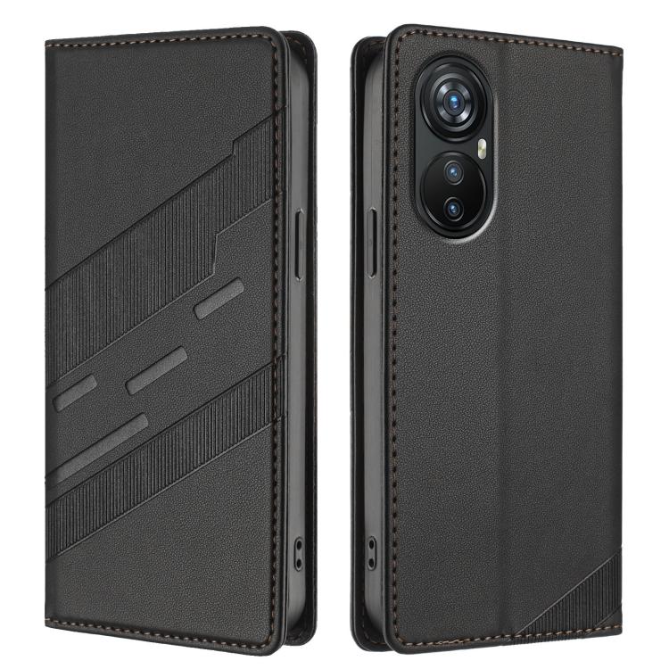 Embossed Multi-functional Wallet Retro Leather Phone Case, Compatible with Blackview A200 Pro
