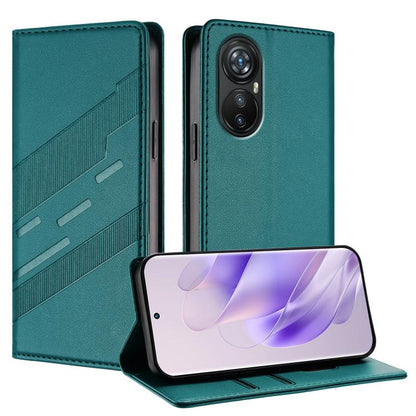 Embossed Multi-functional Wallet Retro Leather Phone Case, Compatible with Blackview A200 Pro