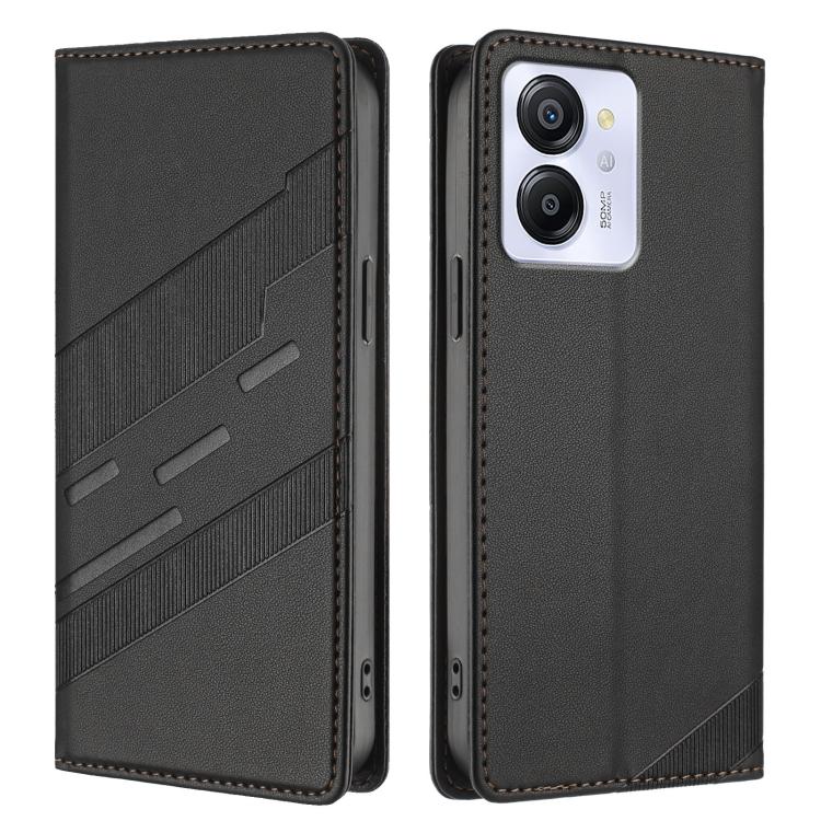 Embossed Multi-functional Wallet Retro Leather Phone Case, Compatible with Blackview Color 8