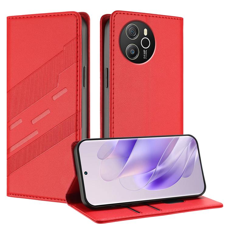 Embossed Multi-functional Wallet Retro Leather Phone Case, Compatible with Blackview Shark 8