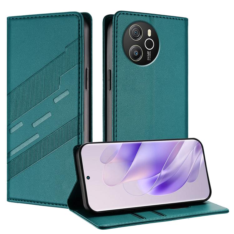 Embossed Multi-functional Wallet Retro Leather Phone Case, Compatible with Blackview Shark 8