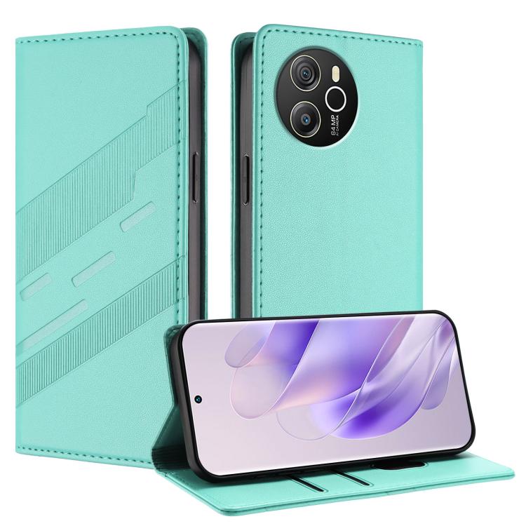 Embossed Multi-functional Wallet Retro Leather Phone Case, Compatible with Blackview Shark 8