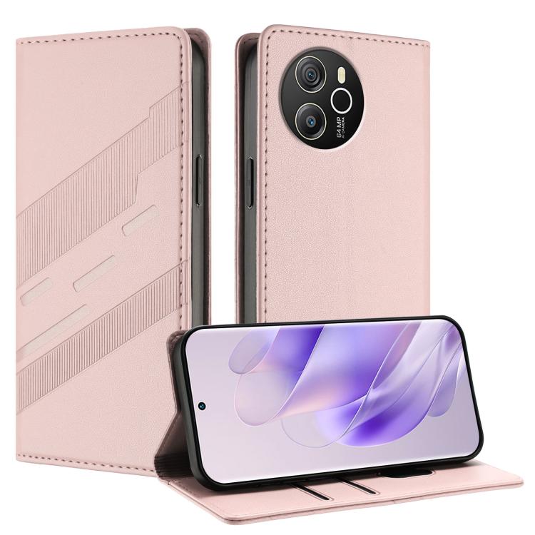 Embossed Multi-functional Wallet Retro Leather Phone Case, Compatible with Blackview Shark 8