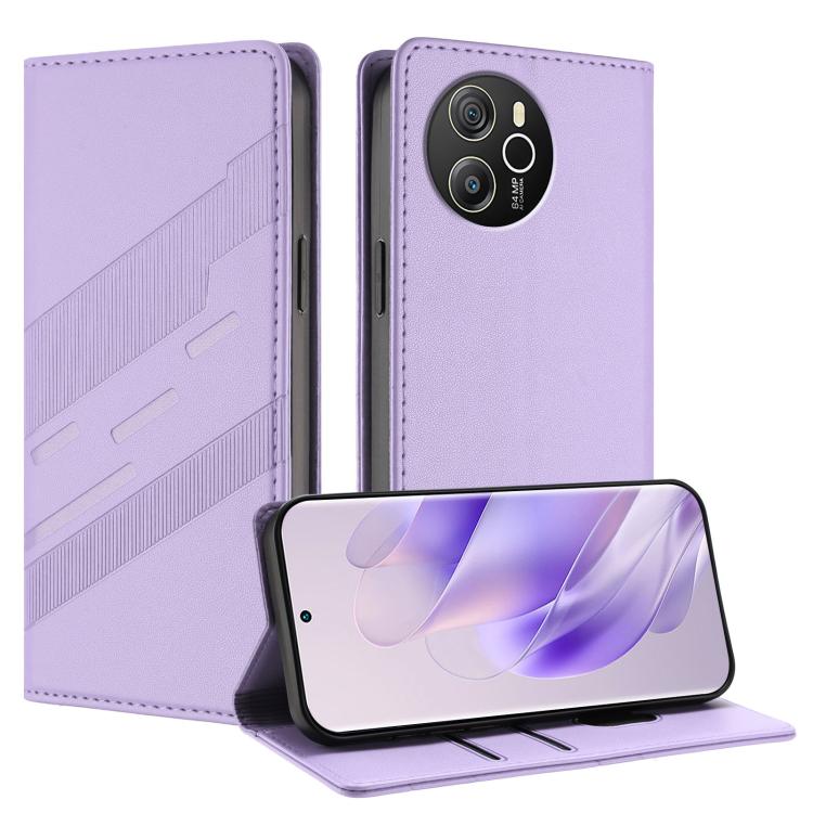 Embossed Multi-functional Wallet Retro Leather Phone Case, Compatible with Blackview Shark 8