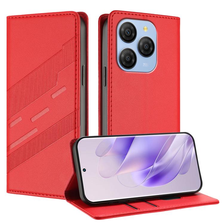 Embossed Multi-functional Wallet Retro Leather Phone Case, Compatible with Blackview Shark 9