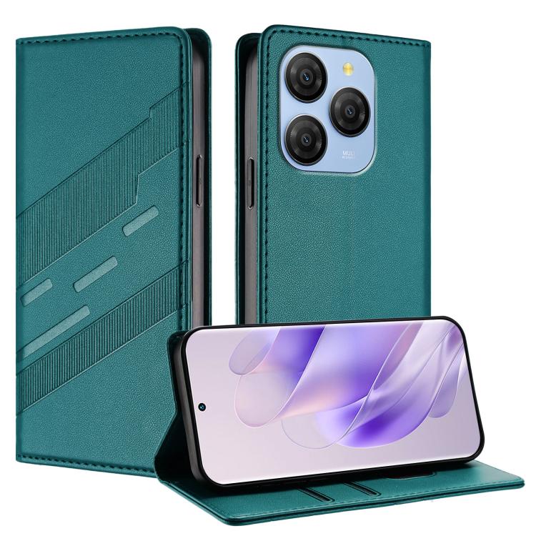 Embossed Multi-functional Wallet Retro Leather Phone Case, Compatible with Blackview Shark 9