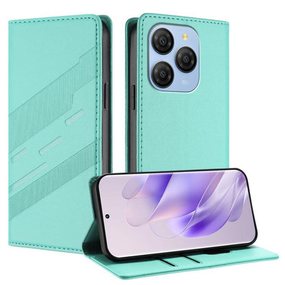 Embossed Multi-functional Wallet Retro Leather Phone Case, Compatible with Blackview Shark 9
