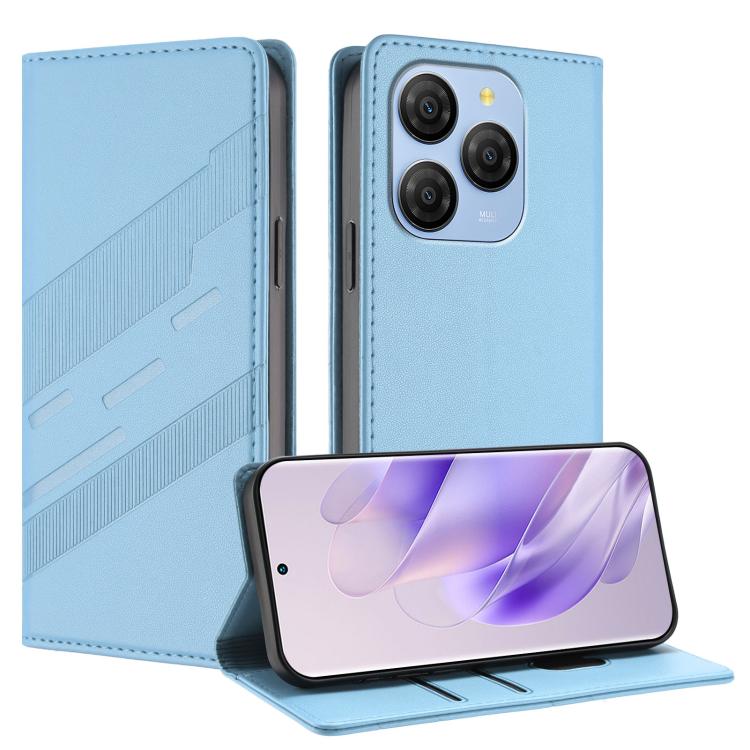 Embossed Multi-functional Wallet Retro Leather Phone Case, Compatible with Blackview Shark 9
