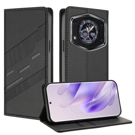 Embossed Multi-functional Wallet Retro Leather Phone Case, Compatible with Cubot A30